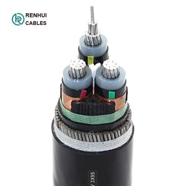 كابل Al / XLPE / CTS / PVC / SWA / PVC
