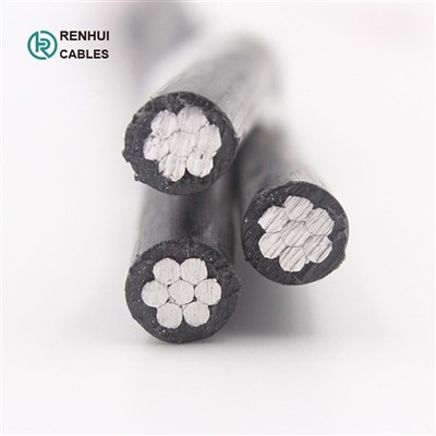0. كابل حزمة هوائي معزول XLPE 6 / 1kv