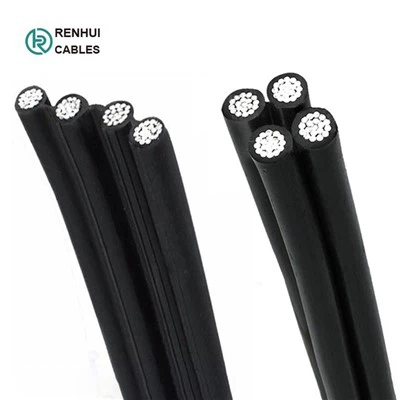 كابل ABC الهوائي المجمع مع XLPE / PVC معزول